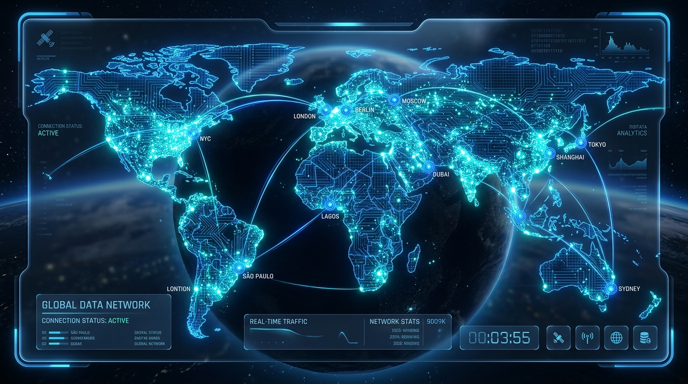 HA777 Global Network Map